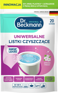 DR. BECKMANN Original Magic Leaves,listki czyszczące uniwersalne, Spring Fresh,przód