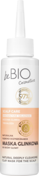 BEBIO COSMETICS Scalp Care ,maska do skóry głowy, glinkowa, głęboko oczyszczająca,przód