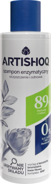 ARTISHOQ ,szampon do włosów, enzymatyczny, oczyszczający,przód