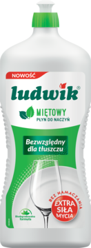 LUDWIK ,płyn do naczyń, Miętowy,przód