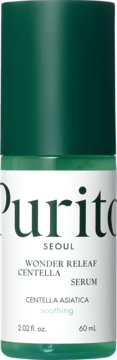 PURITO Seoul ,serum do twarzy, łagodzące, z wąkrotą azjatycką,przód