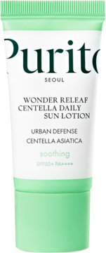 PURITO Seoul ,krem do twarzy, przeciwsłoneczny, SPF50+ PA++++, z wąkrotą azjatycką,przód