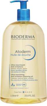 BIODERMA Atoderm ,olejek do kąpieli i pod prysznic,przód