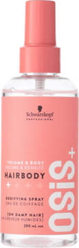 SCHWARZKOPF PROFESSIONAL OSIS+ Hairbody ,spray do włosów, nadający wypełnienie, poziom utrwalenia - lekki,przód