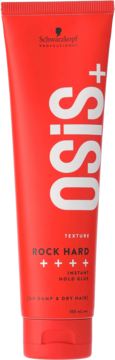 SCHWARZKOPF PROFESSIONAL OSIS+ Rock Hard ,klej do włosów ultramocny, poziom utrwalenia - bardzo mocny,przód