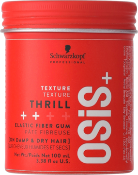 SCHWARZKOPF PROFESSIONAL OSIS+ Thrill ,guma do stylizacji włosów, włóknista, poziom utrwalenia - średni,przód