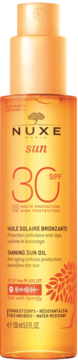 NUXE Sun ,olejek brązujący do opalania, SPF30,przód