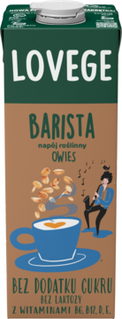 LOVEGE Barista ,napój owsiany,przód