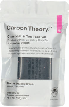 CARBON THEORY LABS N1 ,mydło w kostce do ciała, z węglem aktywnym,przód