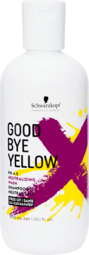 SCHWARZKOPF PROFESSIONAL Goodbye Yellow ,szampon do włosów, neutralizujący i tonujący żółte podtony włosów,przód