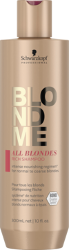 SCHWARZKOPF PROFESSIONAL BLONDME All Blondes ,szampon do włosów, bogaty,przód