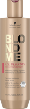 SCHWARZKOPF PROFESSIONAL BLONDME All Blondes ,odżywka do włosów, bogata,przód