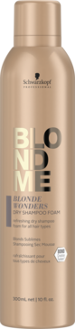 SCHWARZKOPF PROFESSIONAL BLONDME Blonde Wonders ,suchy szampon do włosów w piance,przód