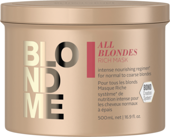 SCHWARZKOPF PROFESSIONAL BLONDME All Blondes ,maska do włosów, bogata,przód