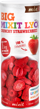 MIXIT ,truskawki liofilizowane,przód