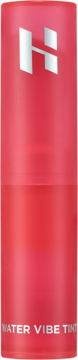 Czerwony, matowy tint do ust Holika Holika Water Vibe Tint #03 Splat w cylindrycznym opakowaniu, widok z przodu.