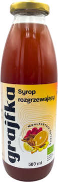 GRAJFKA ,syrop rozgrzewający,przód