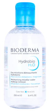 BIODERMA Hydrabio H2O,płyn micelarny, skóra wrażliwa, nawilżający,przód