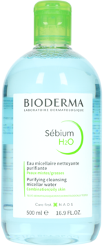 BIODERMA Sébium H2O,płyn micelarna do demakijażu, skóra tłusta i mieszana,przód