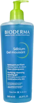 BIODERMA, Sébium , żel do mycia twarzy, 500 ml | Drogeria Rossmann.pl