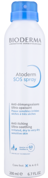 BIODERMA Atoderm SOS,spray łagodzący swędzenie skóry,przód