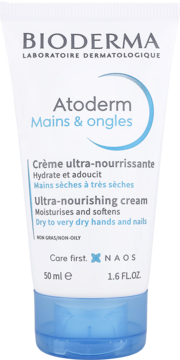 BIODERMA Atoderm ,krem do rąk, nawilżający,przód