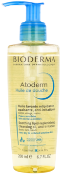 BIODERMA Atoderm ,olejek pod prysznic, łagodzący, oczyszczający,przód