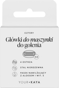 YOUR KAYA ,wkłady do maszynki do golenia, 4 ostrza,przód