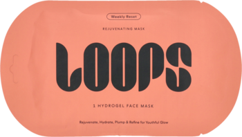 LOOPS Weekly Reset ,maska w płachcie, hydrożelowa, odmładzająca,przód