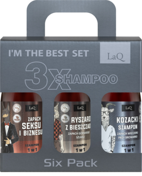 LAQ I'm The Best Set ,zestaw dla mężczyzn,przód