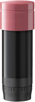Wkład do pomadki IsaDora Perfect Moisture Lipstick, odcień 227 Pink Pompas, czarny cylinder z różową nakładką.