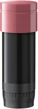 Wkład do pomadki IsaDora Perfect Moisture Lipstick, odcień 227 Pink Pompas, czarny cylinder z różową nakładką.
