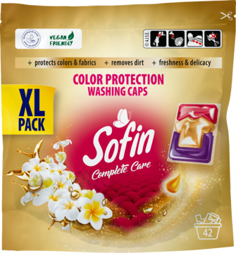 SOFIN Complete Care ,kapsułki do prania tkanin kolorowych,przód