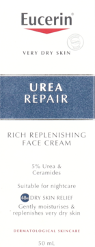 EUCERIN Urea Repair ,krem do twarzy, na noc,przód