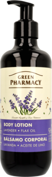 GREEN PHARMACY ,balsam do ciała, Lawenda i Olejek Lniany,przód