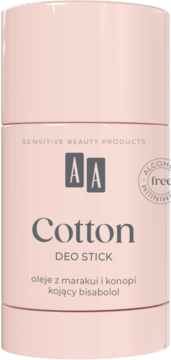 AA Cotton ,dezodorant w sztyfcie,przód