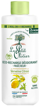 LE PETIT OLIVIER ,dezodorant w formacie Eco-refill Werbena z Cytryną,przód