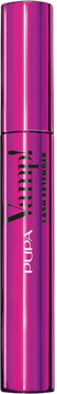 Pionowe ujęcie tuszu do rzęs Pupa Vamp! Lash Extender, magenta tuba wydłużająca rzęsy.