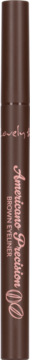 Brązowy eyeliner w pisaku Lovely Americano Precision, pionowy widok na cylindryczne opakowanie.