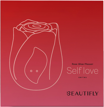BEAUTIFLY Self Love ,masażer intymny Rose Glow Pleaser,przód