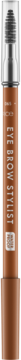 Dwustronna kredka do brwi Catrice Eye Brow Stylist 065 Authentic Auburn, brązowa z pędzelkiem, pionowo.