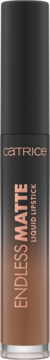 Ciemnobeżowa matowa pomadka w płynie Catrice Endless Matte Liquid Lipstick Truly Yours, widok z przodu.