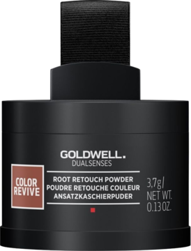 GOLDWELL Dualsenses Color Revive,puder do włosów, maskujący odrosty, Medium Brown,przód