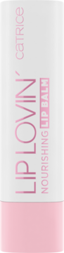 Catrice Lip Lovin' Nourishing Lip Balm, odcień 020, w biało-różowym sztyfcie.
