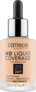 CATRICE HD Liquid Coverage ,podkład do twarzy, kryjący, nr 005 Ivory Beige,przód