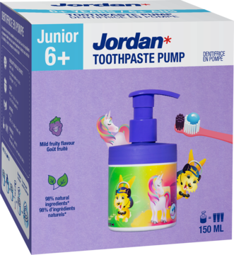 JORDAN Junior ,pasta w pompce o smaku owocowym, 6+,przód