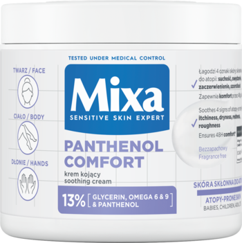 MIXA Panthenol Comfort ,krem multifunkcyjny, kojący,przód