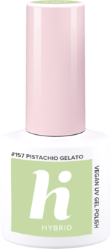 HI HYBRID ,lakier hybrydowy, #157 Pistachio Gelato,przód