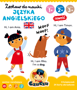 CZUCZU ,zestaw do nauki Języka angielskiego, 1+,przód