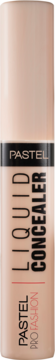 Pastel Profashion Liquid Concealer Peach 103, beżowy korektor w płynie w butelce z czarną etykietą, widok z przodu.